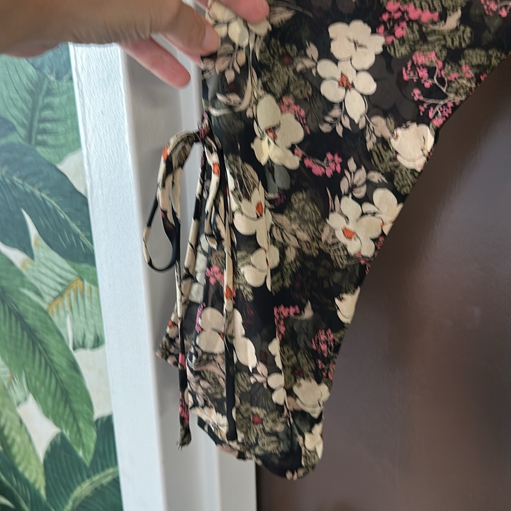 ASTR THE LABEL Floral Long Sleeve Maxi Dress NEW sz L - Picture 9 of 13